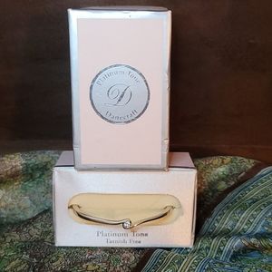 VINTAGE DANECRAFT PLATINUM TONE CUFF BRACELET